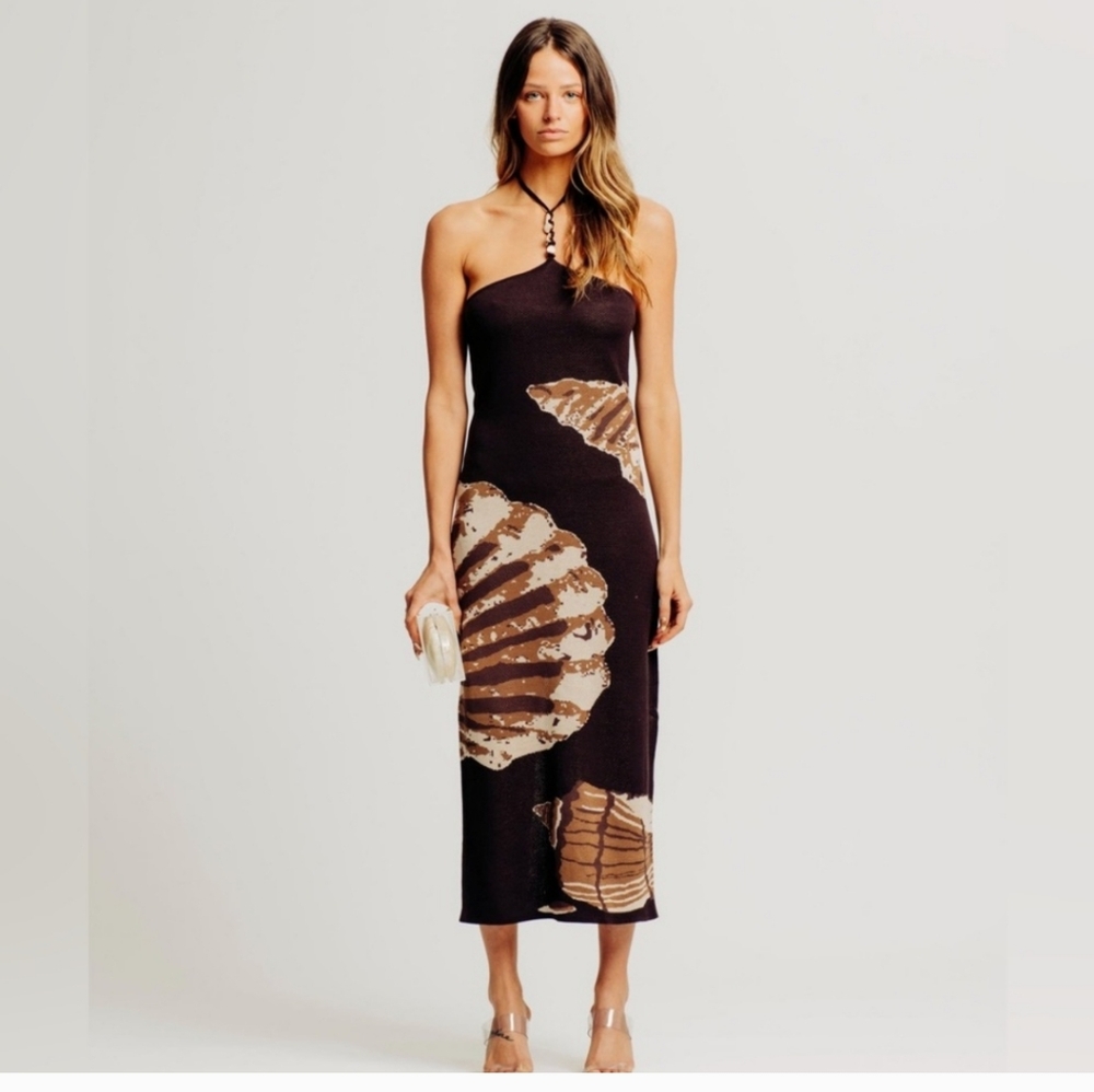Lola Dress from Torn by Ronny Kobo in Chocolate Brown NWT